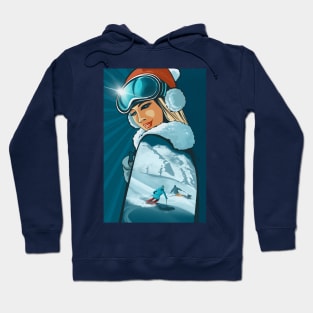 Retro Ski Bunny Hoodie